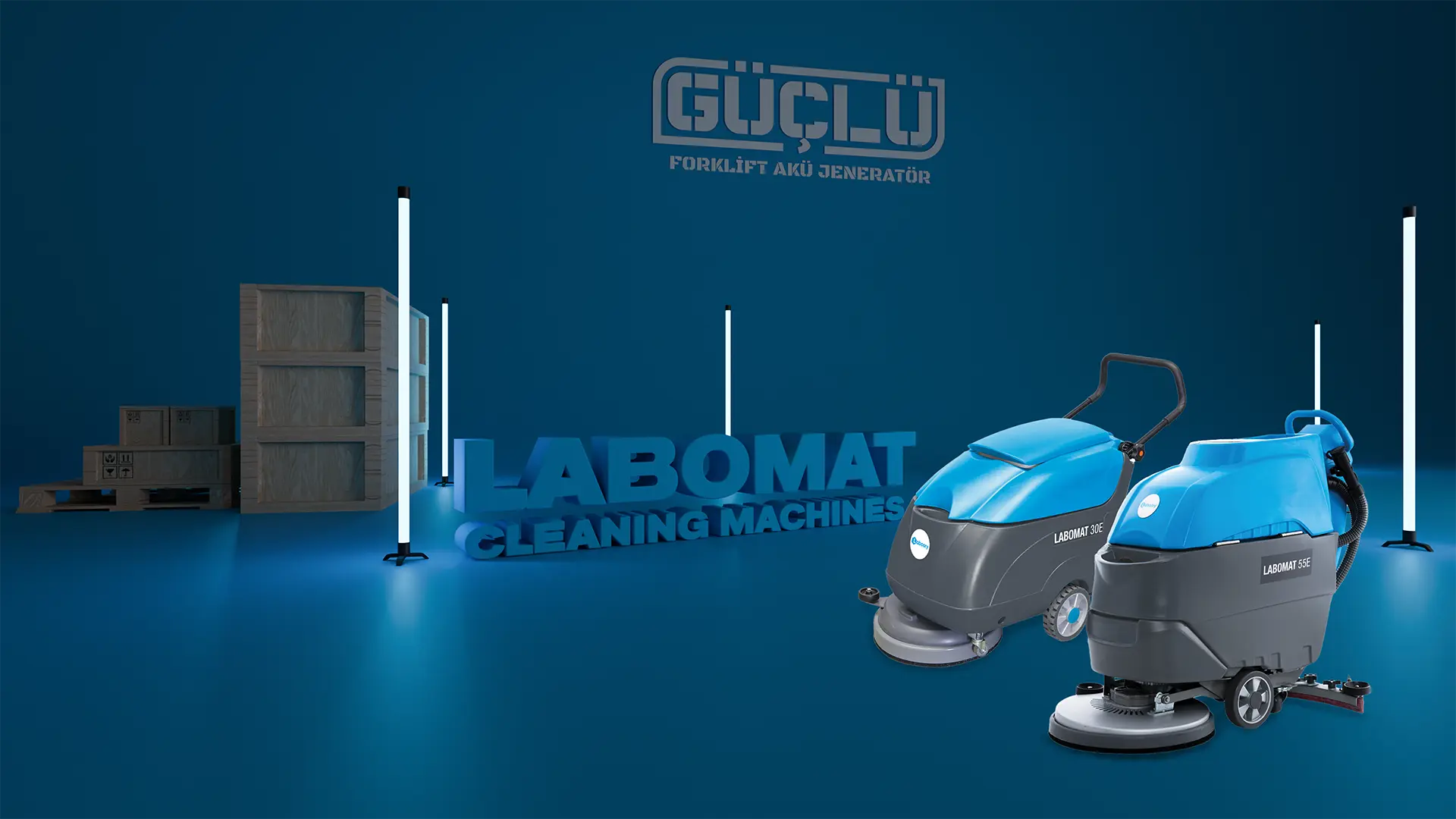 Labomat elektrikli iticili zemin temizlik makineleri - verimli ve güçlü temizlik çözümleri.