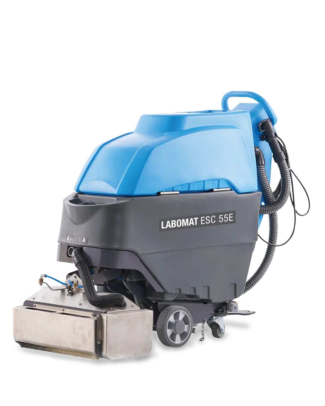 LABOMAT ESC 55E, yürüyen merdiven temizliği için tasarlanmış yüksek performanslı bir temizlik makinesidir.