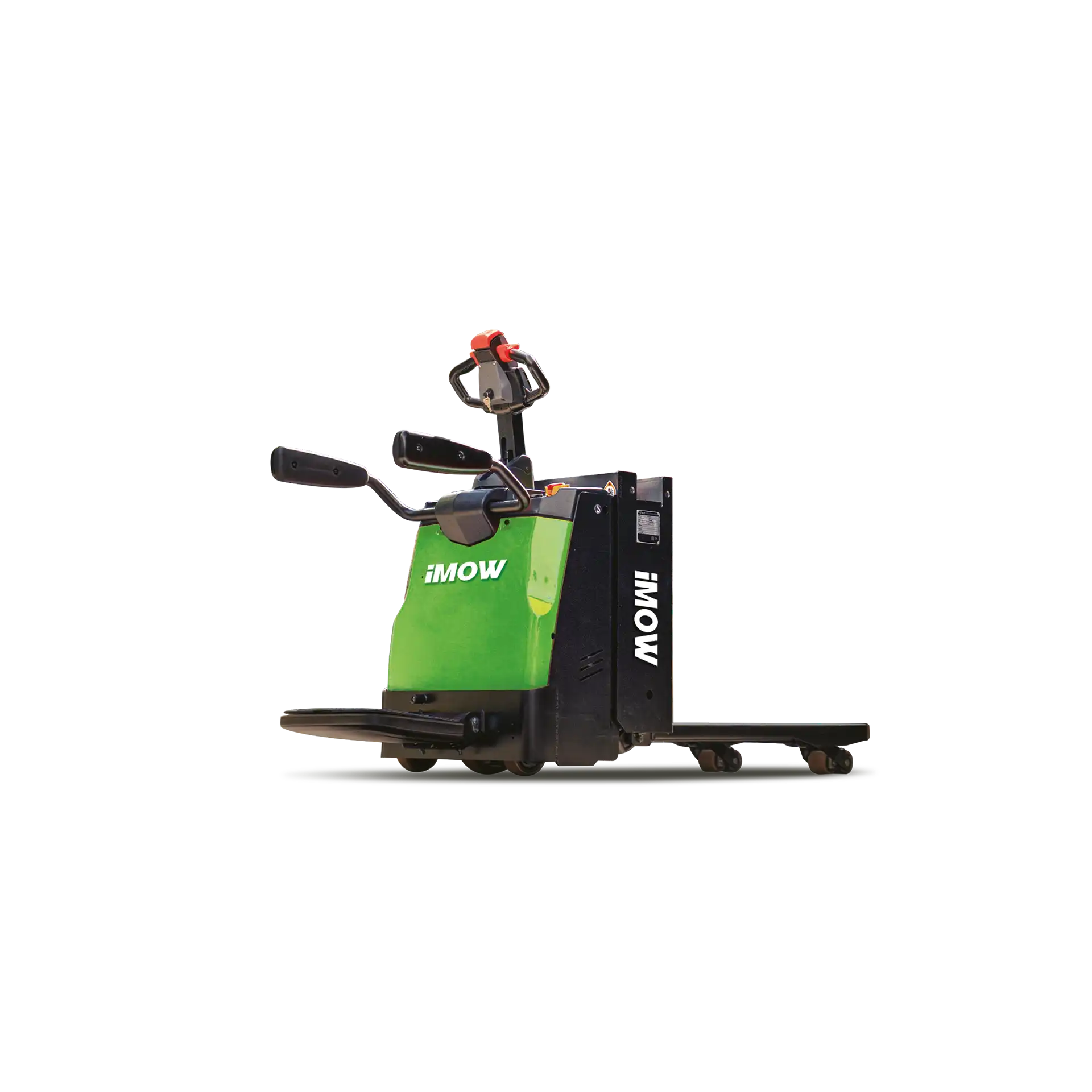 İMOW RPL251 Elektrikli Transpalet — 2.5 ton taşıma kapasiteli, yüksek hızlı Li-ion bataryalı, ergonomik sürüş platformlu ve uzun mesafe lojistik operasyonları için tasarlanmış endüstriyel transpalet.