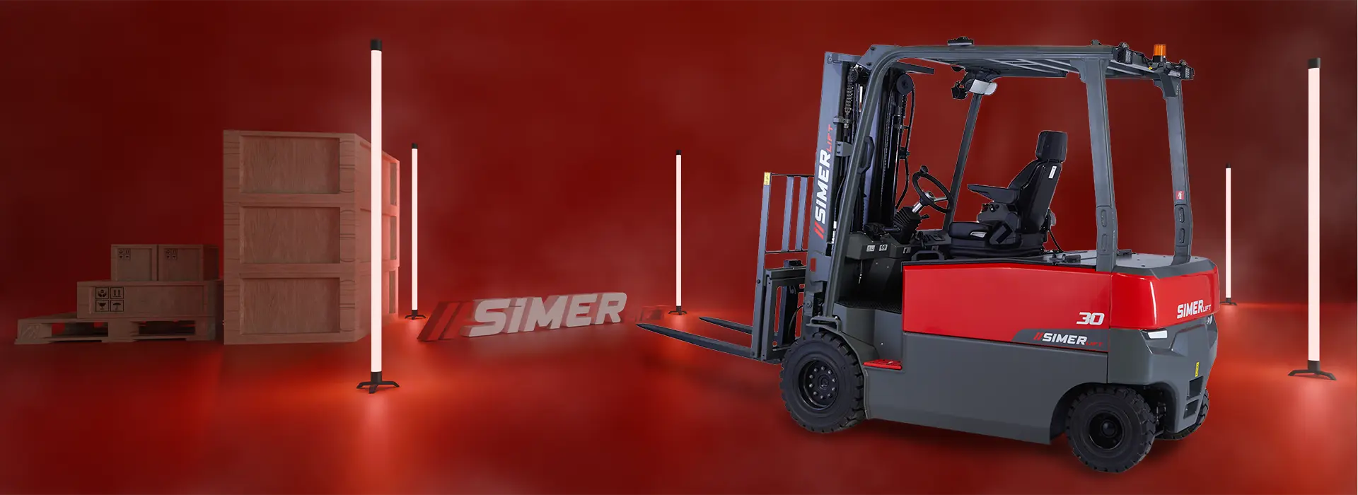 3 TON Simerlift Elektrikli Forklift – Yerli Üretim Gücü