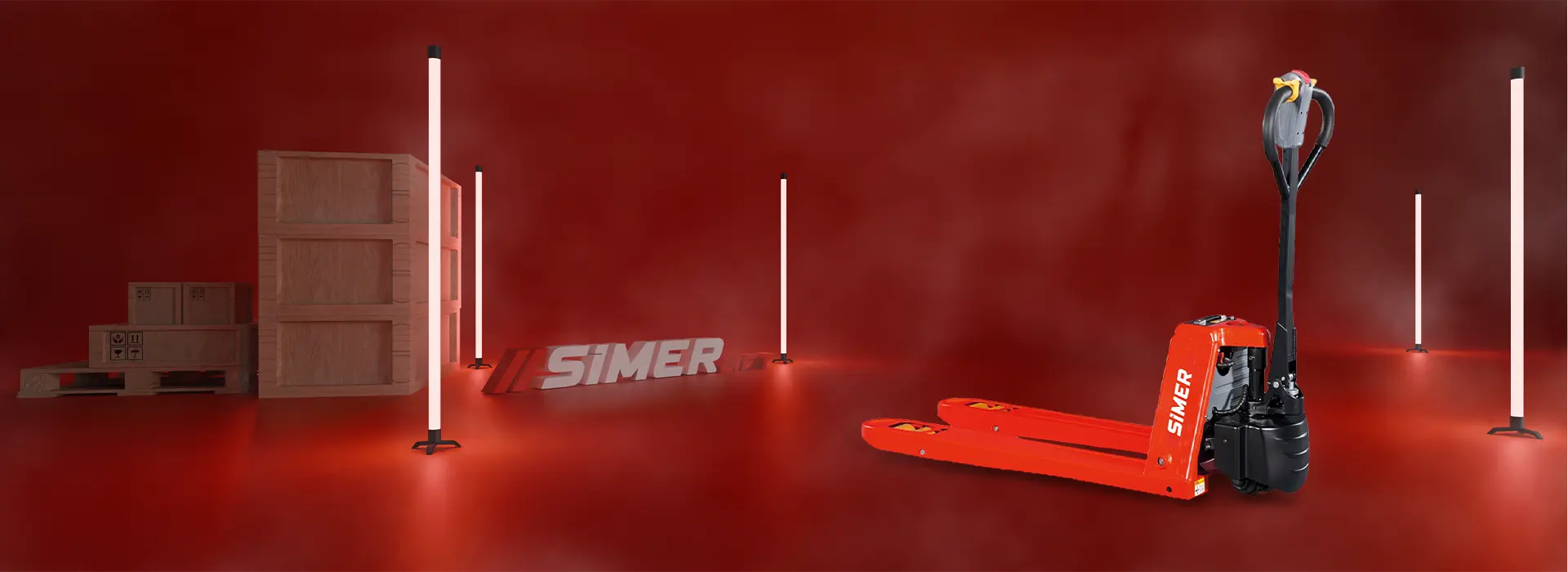 Akülü Transpalet Simerlift – Lityum-İyon Verimlilik
